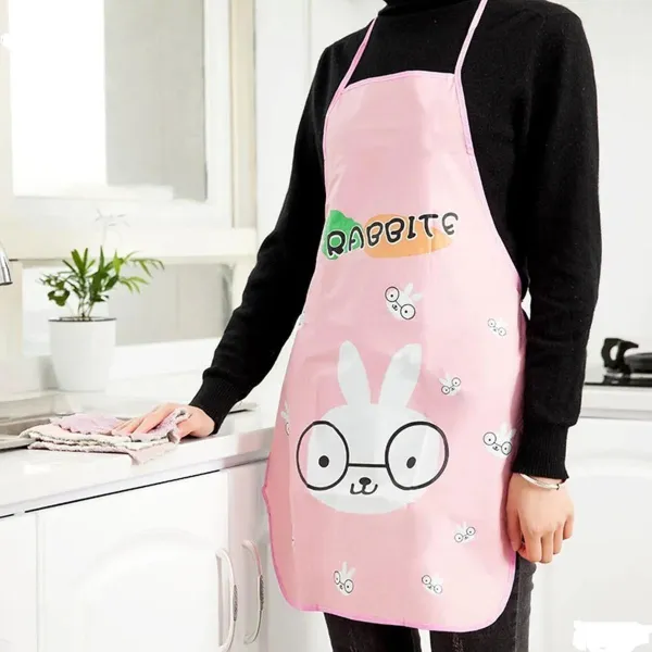 Adjustable Cartoon Design Kitchen Apron 1 Pc